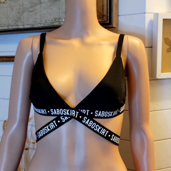 Sabo Skirt Black Stappy Bra - Picture 1 of 4